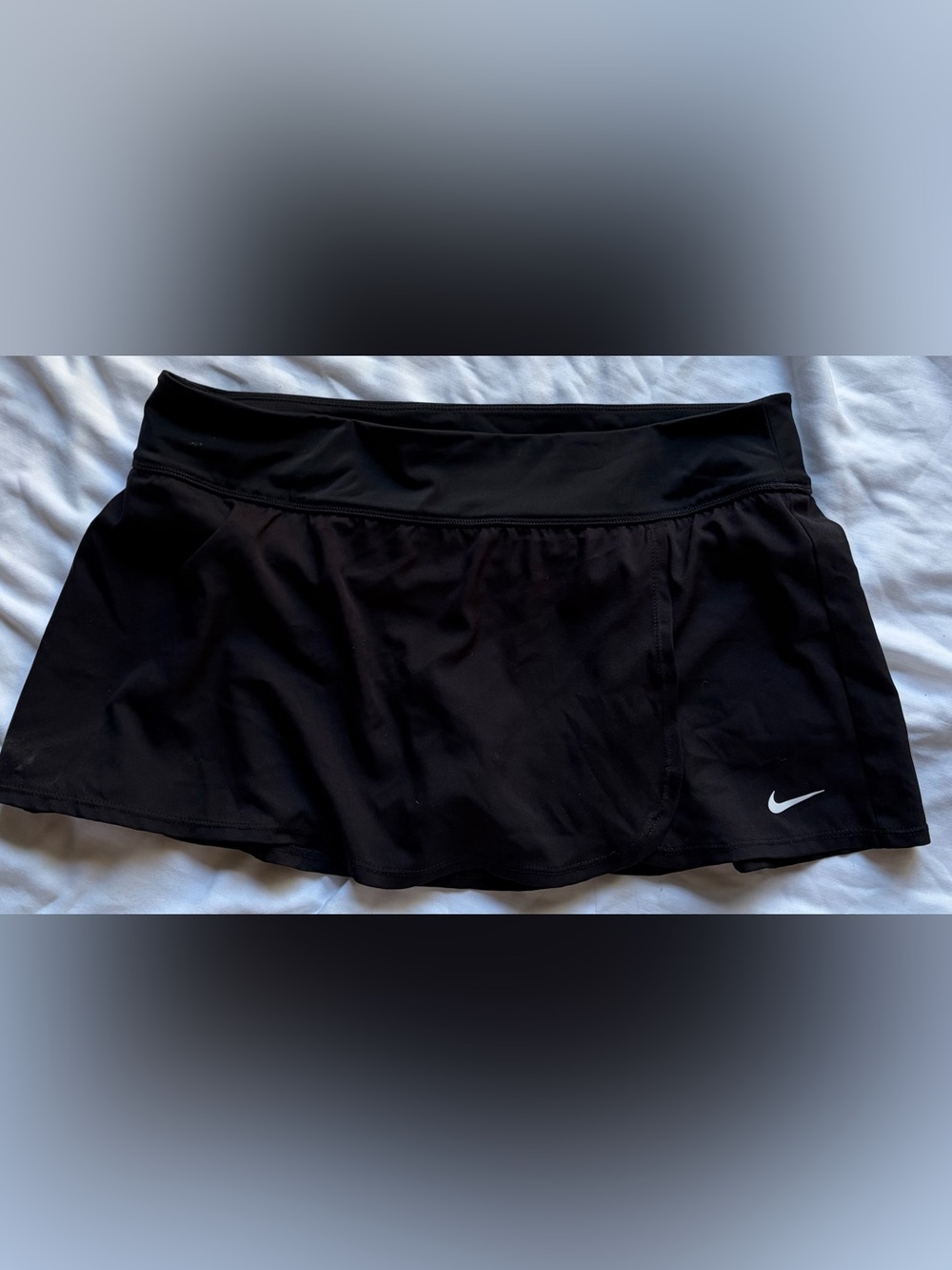 Nike Black Performance Skort with Swoosh
